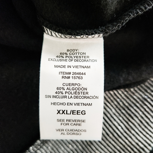 NWT Champion Pullover Hoodie Sweatshirt Black Long Sleeve Women's Size XXL - Picture 8 of 9